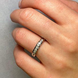 Rachel Koen 0.33cttw Diamond Wedding Band Ring Platinum Size 6.5